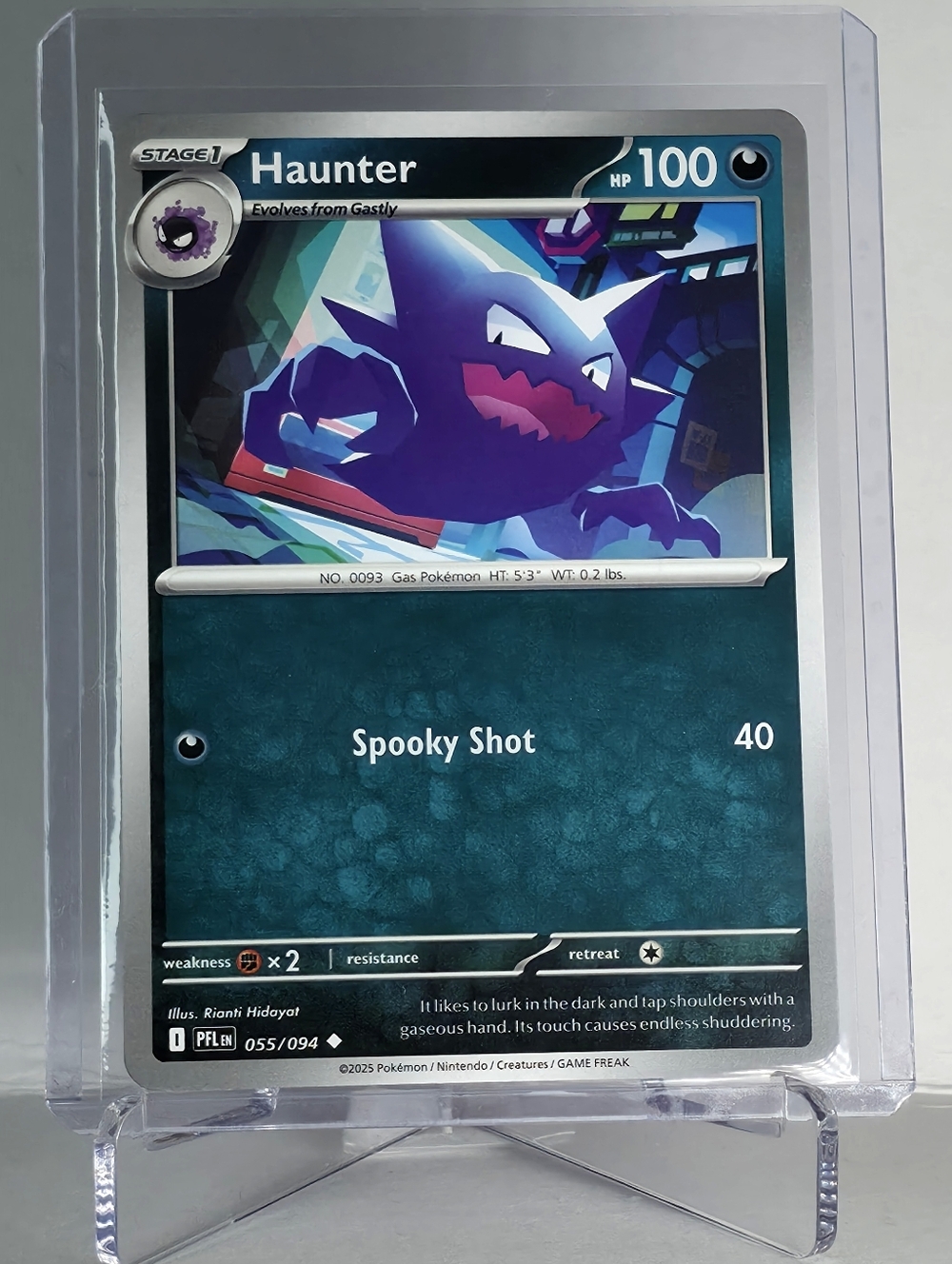 Pokémon TCG - Haunter - Phantasmal Flames - Reverse Holo - 055/094
